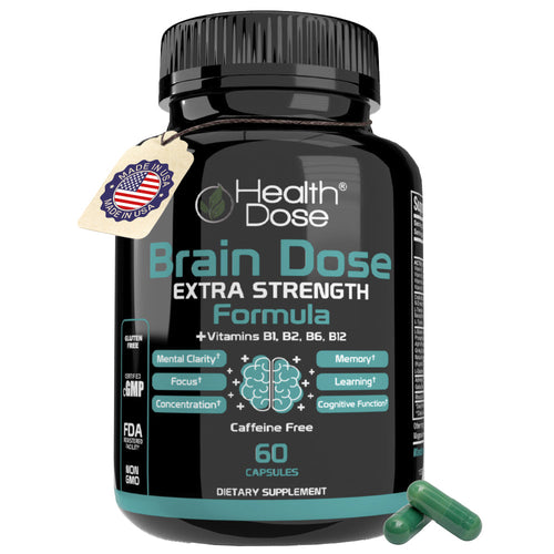 Brain Dose Premium Nootropics. 60-Count