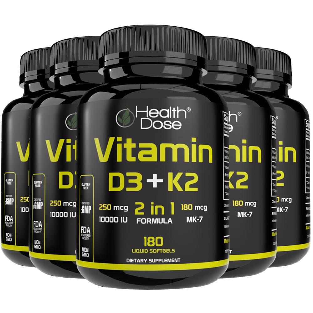 Vitamin D3 + K2. 180 Liquid Softgels 9